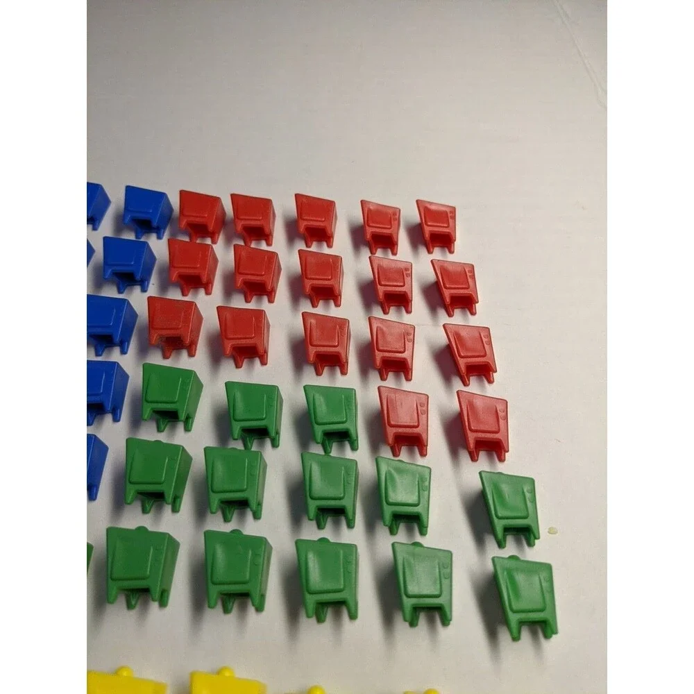 Lot Of (62) Monopoly Television Pieces